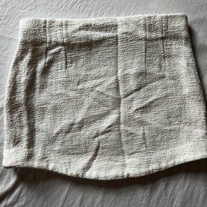 White Tweed Zara Skirt